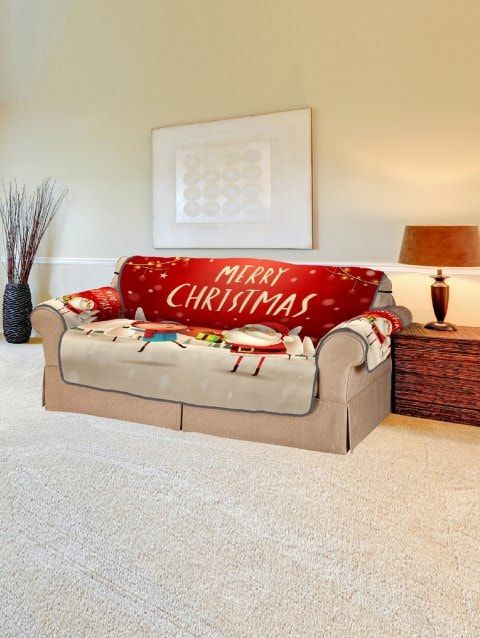 sofa cover christmas