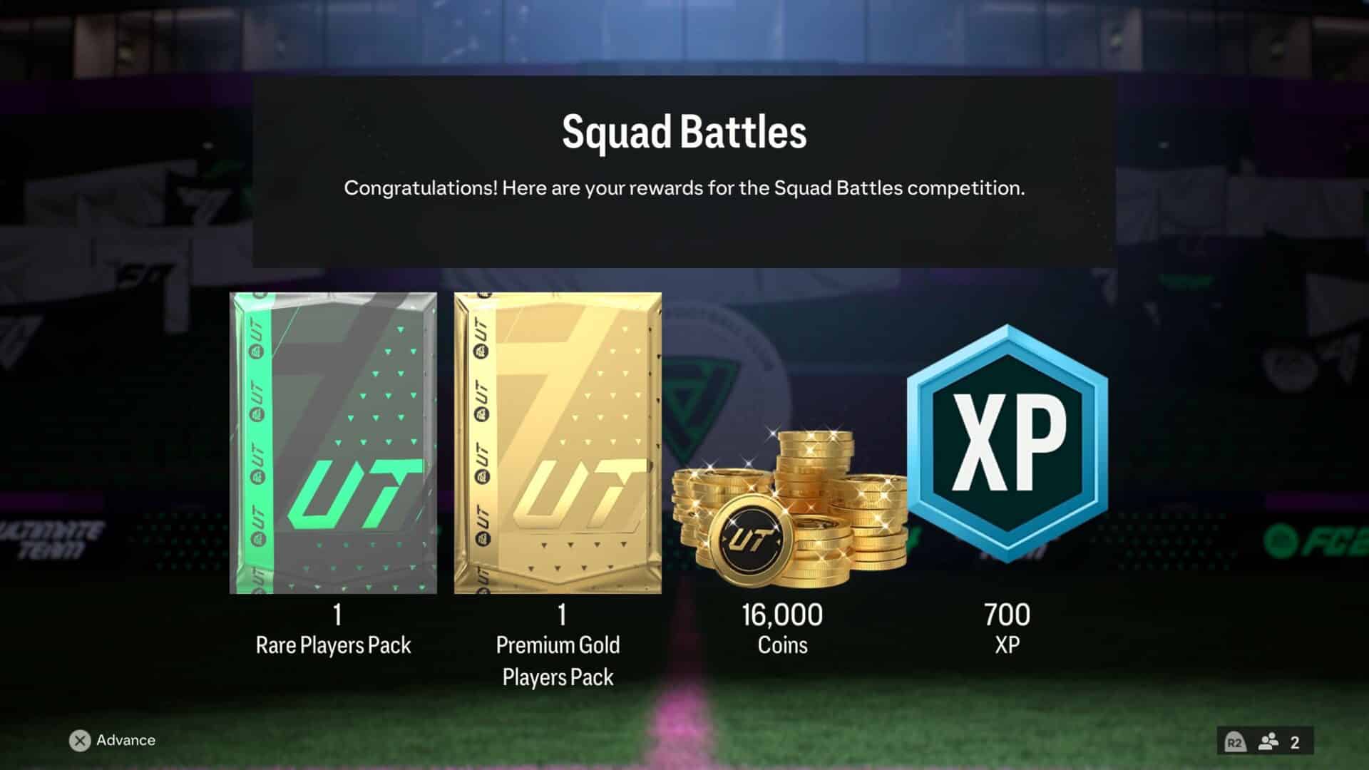 when do you get rewards for squad battles