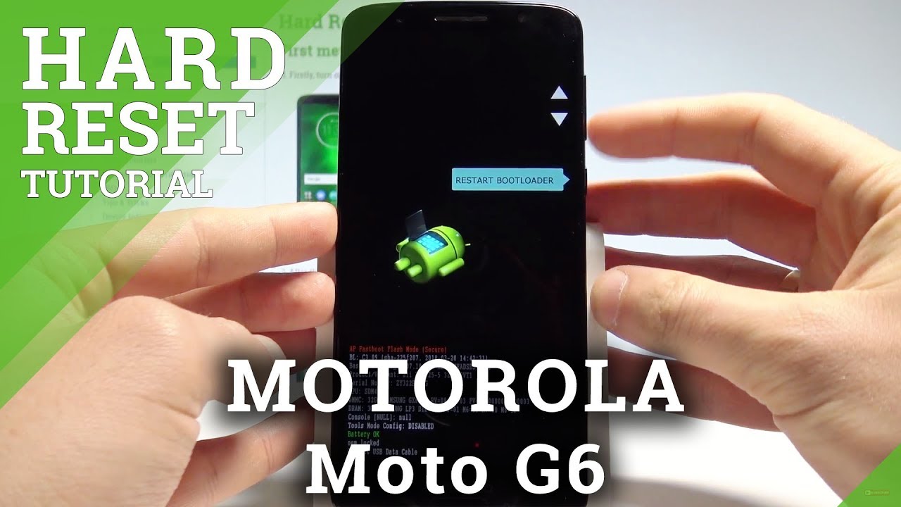 how to reset a moto phone