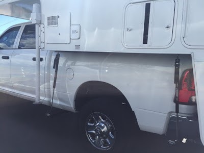 truck camper tiedowns