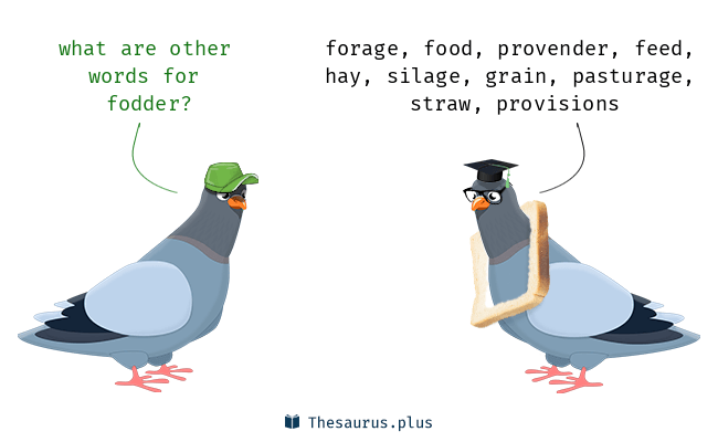 fodder thesaurus
