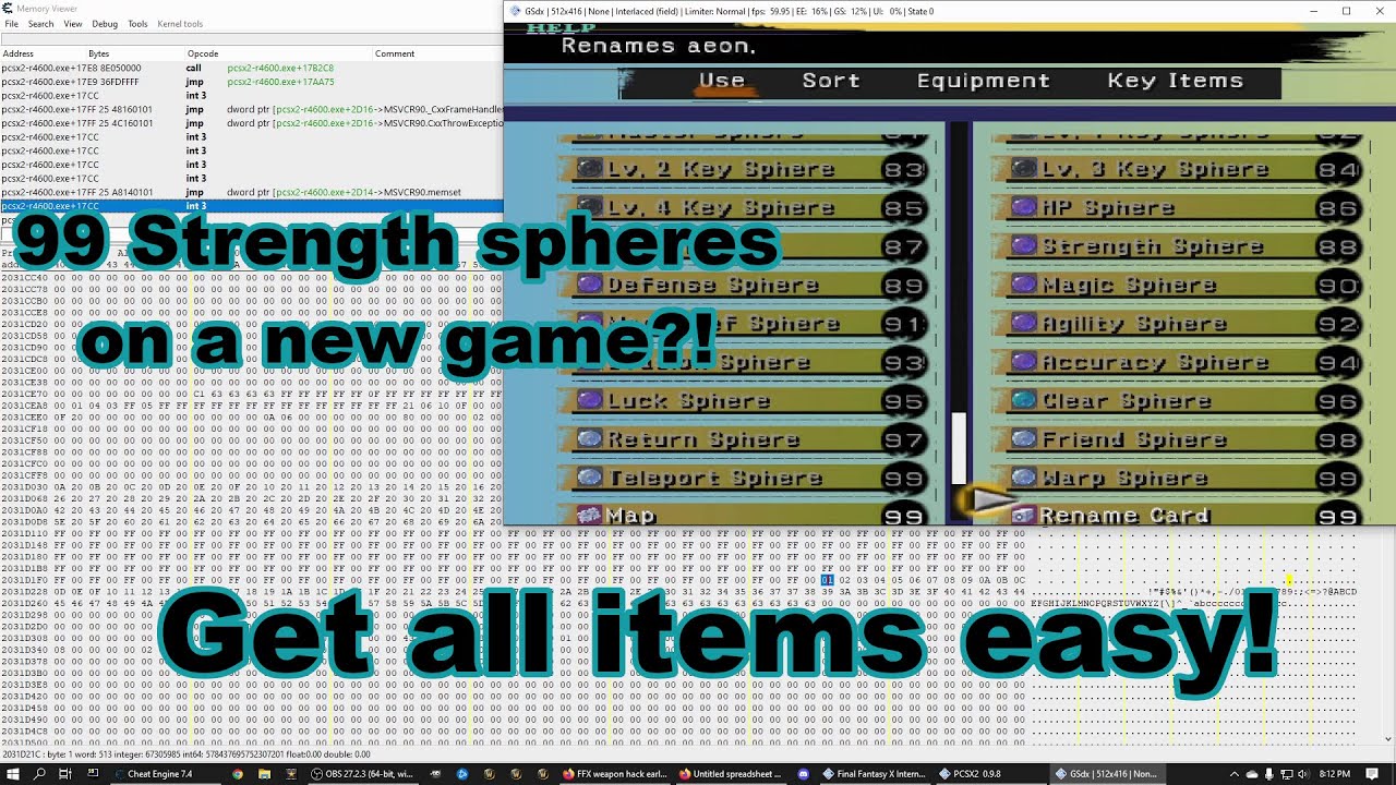 ffx cheat engine
