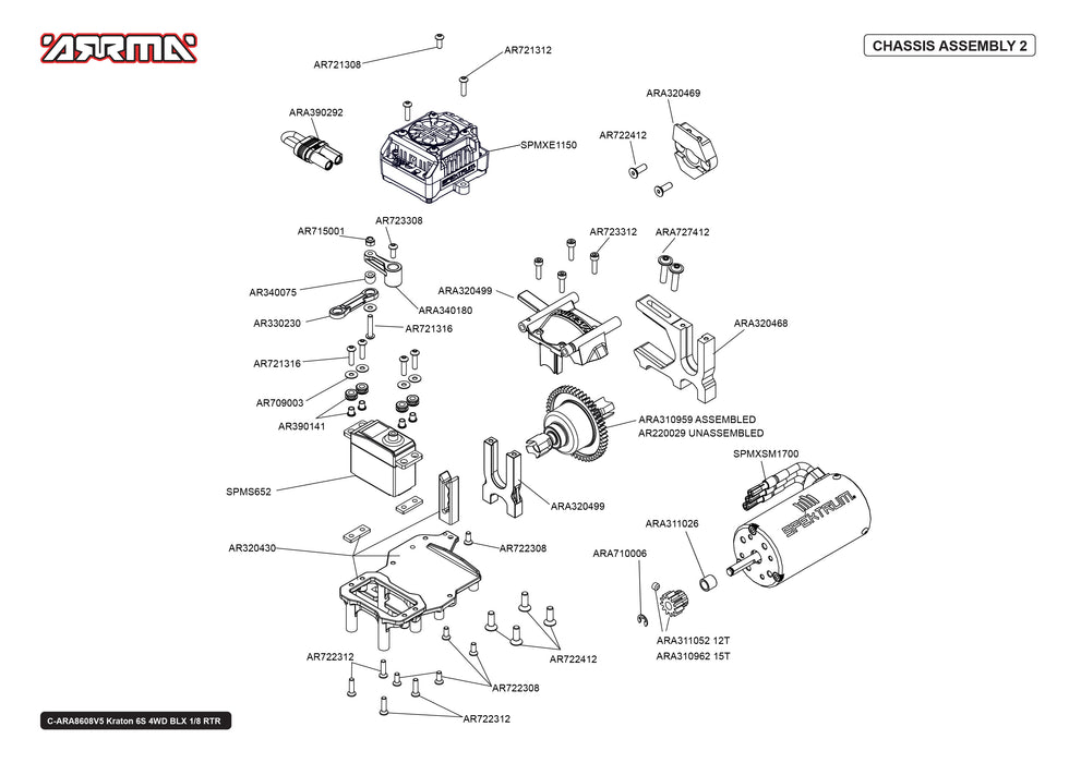 arrma kraton parts