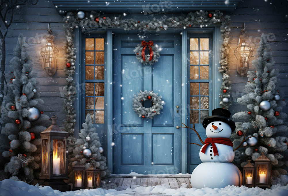 snowman backdrop