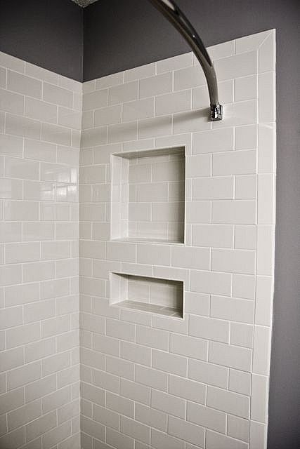 bullnose tile in shower