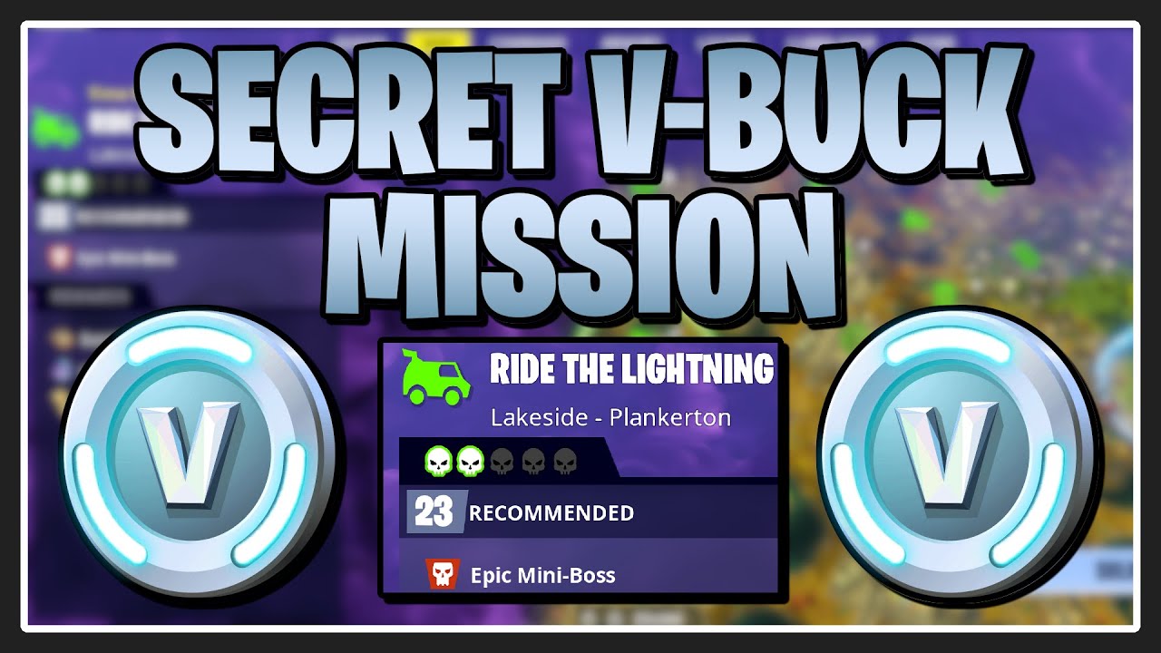 fortnite v bucks missions