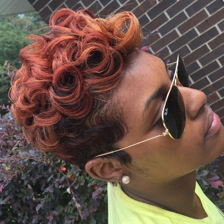 copper short hair color