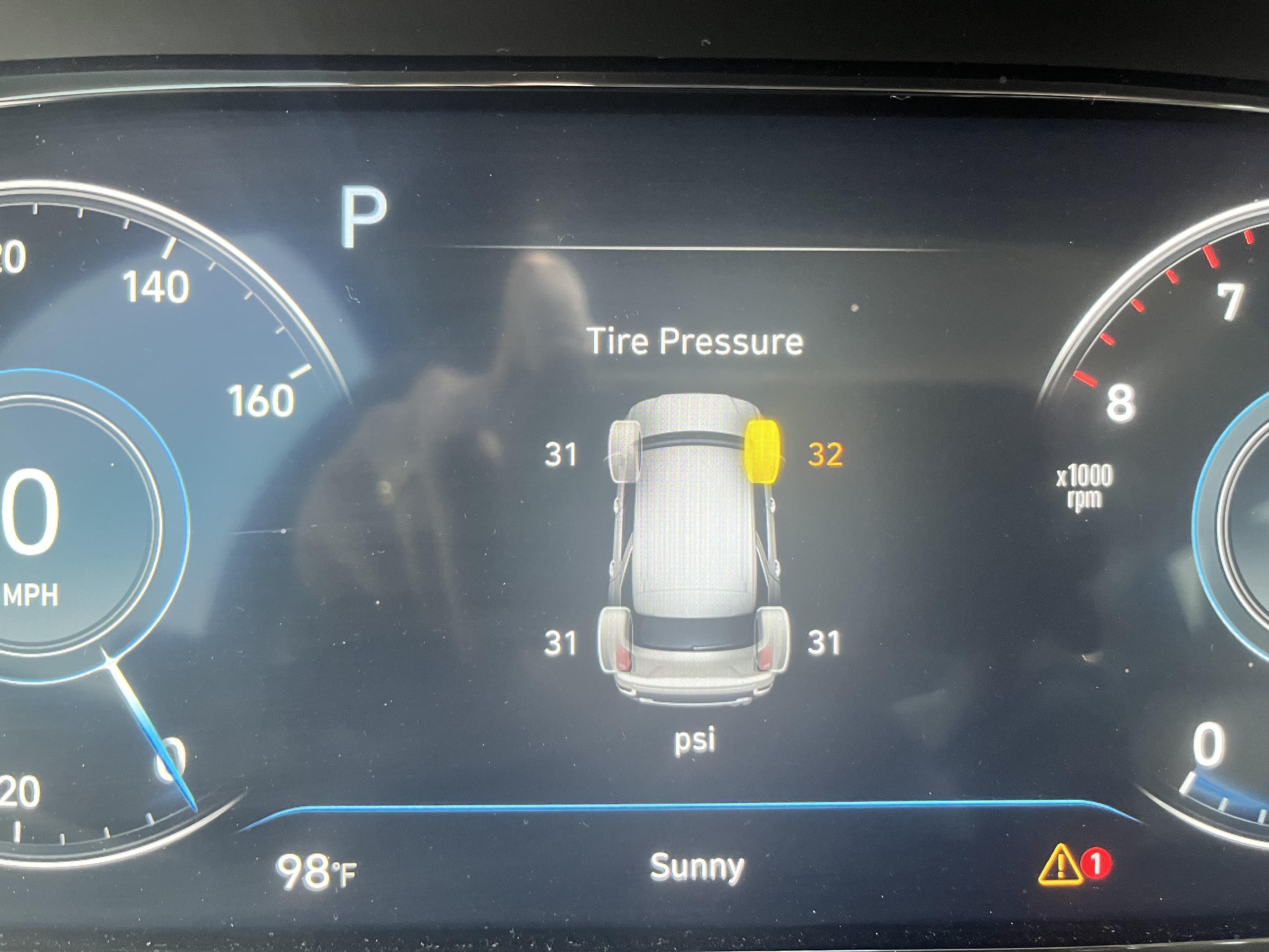 how to reset hyundai tpms