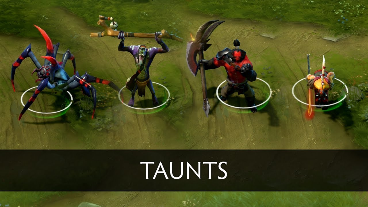 dota taunts