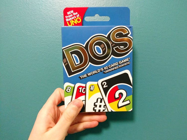 dos card game vs uno