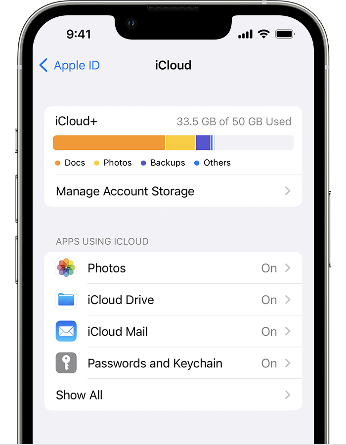 set up icloud