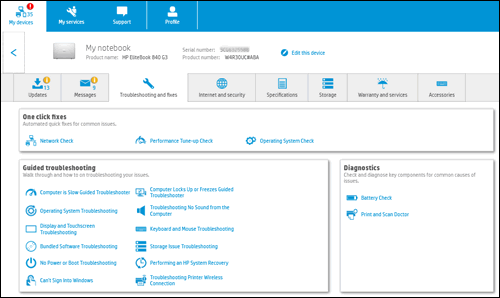 hp support assist