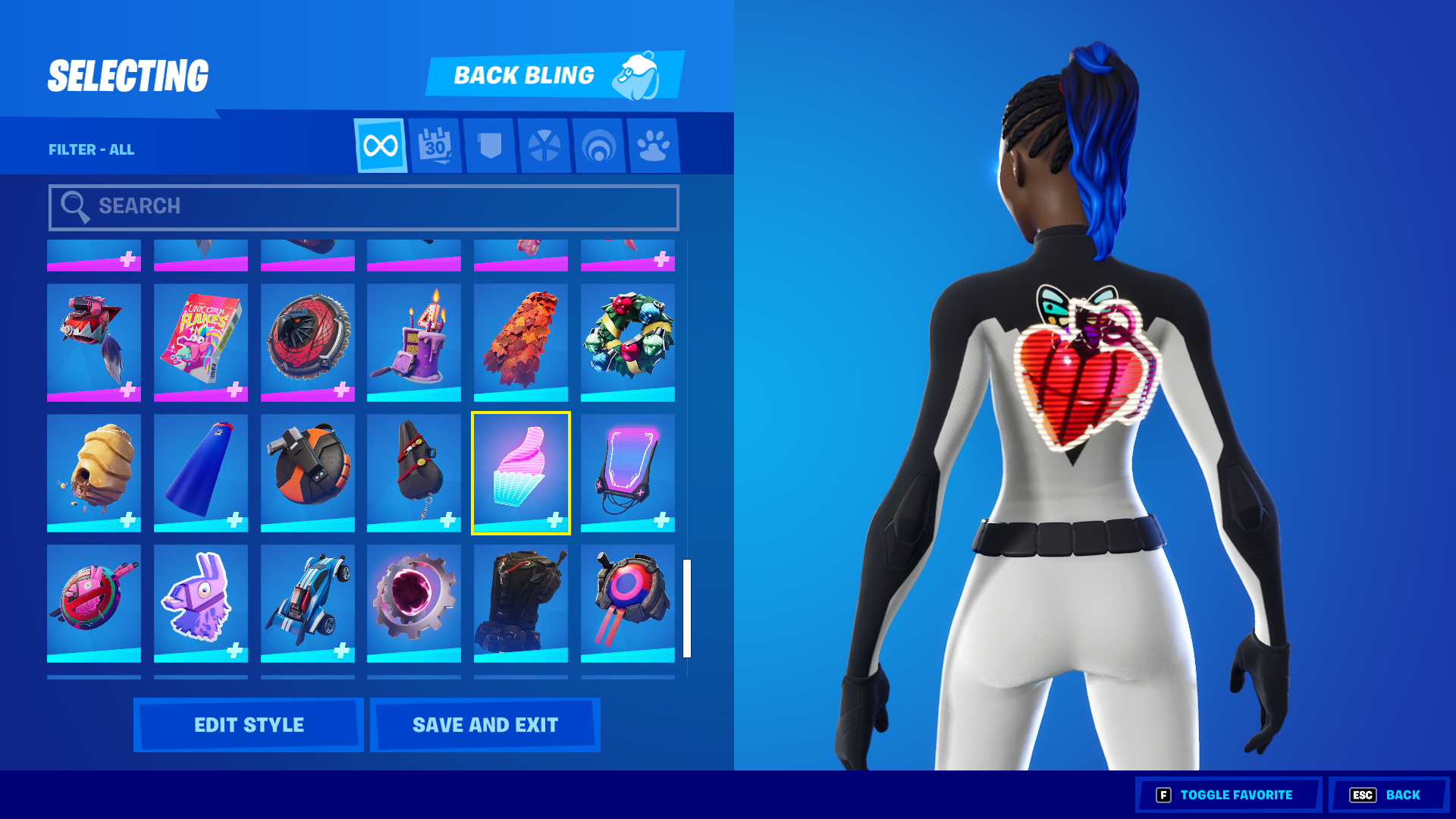 fortnite back bling