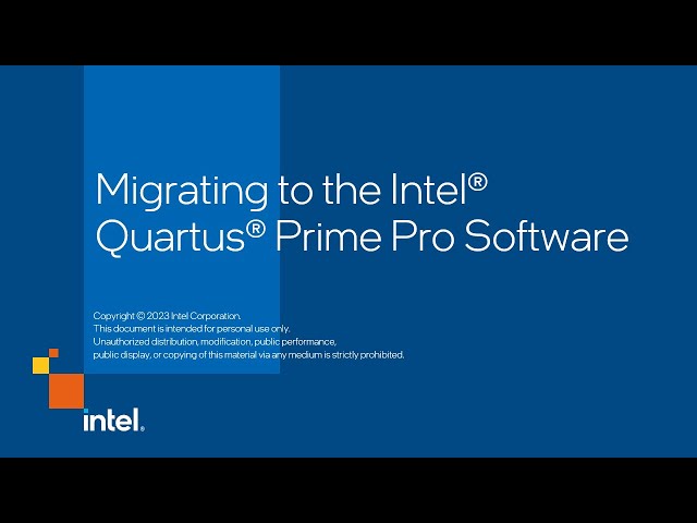 quartus prime