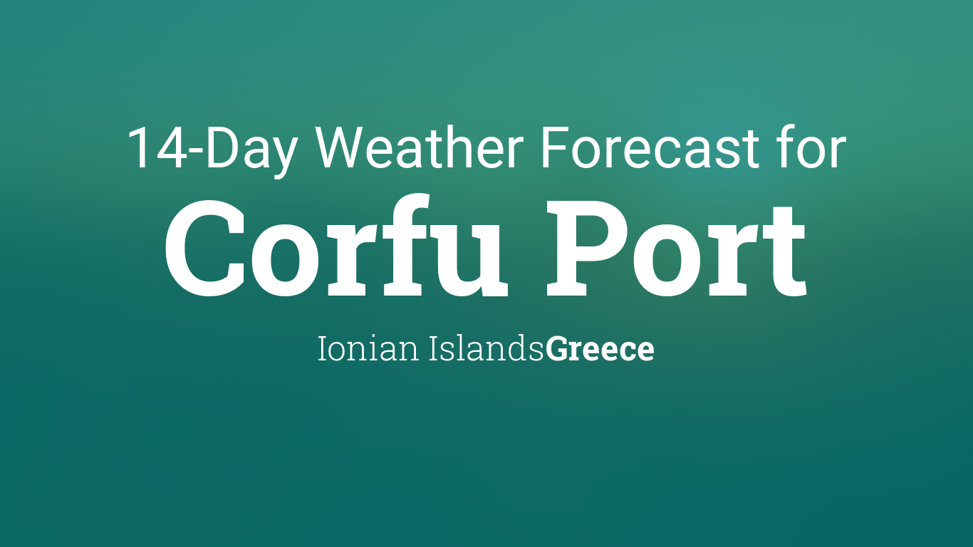 14 day weather for corfu