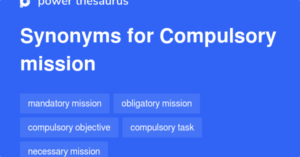 mission synonym