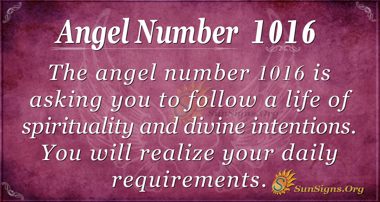 1016 angel number