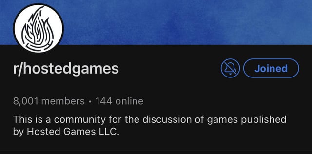 hosted games reddit