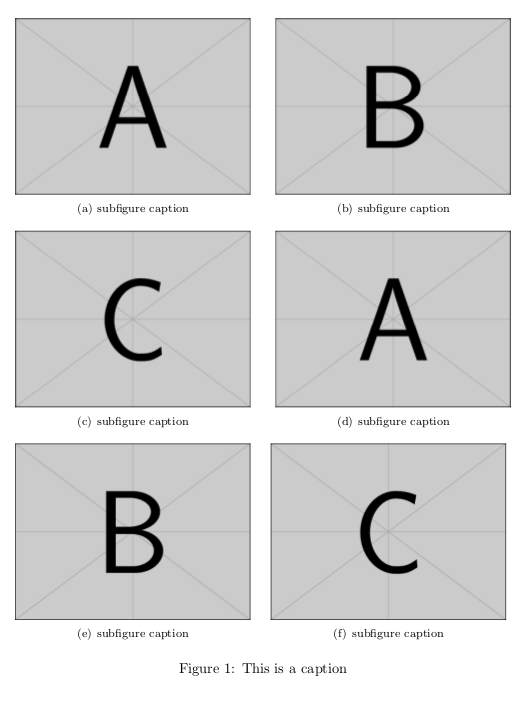 subfigure latex