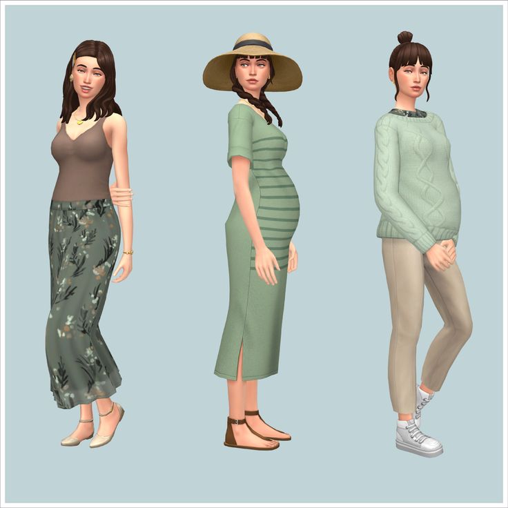 sims 4 pregnancy outfits