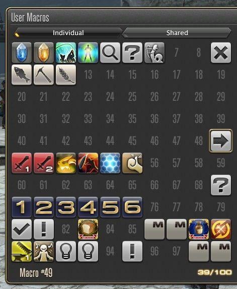 ffxiv job change macro