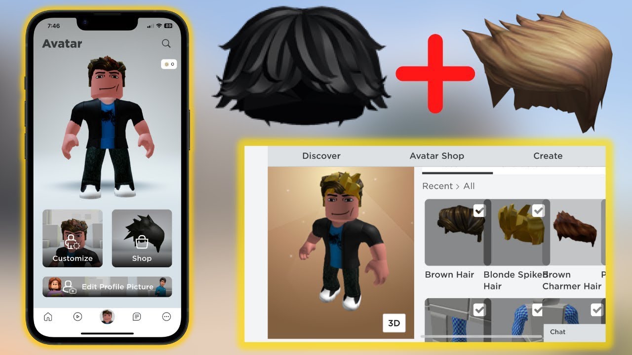 how to get more than 2 hairs on roblox