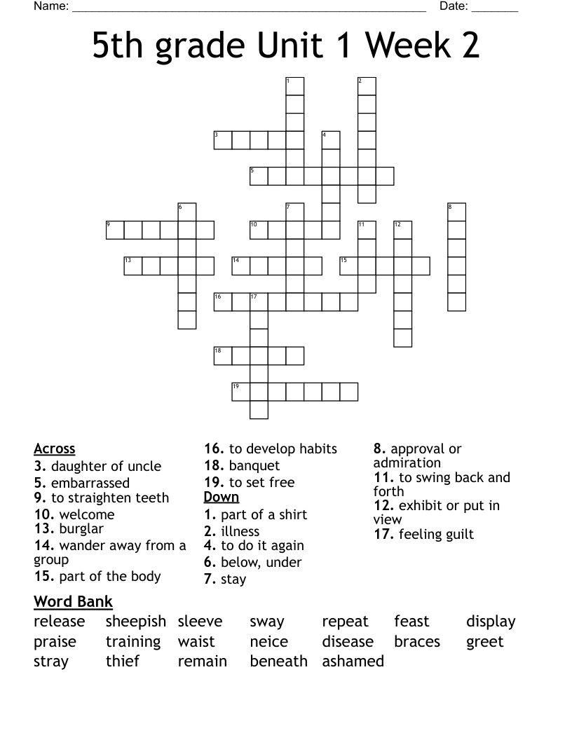 free to wander crossword clue