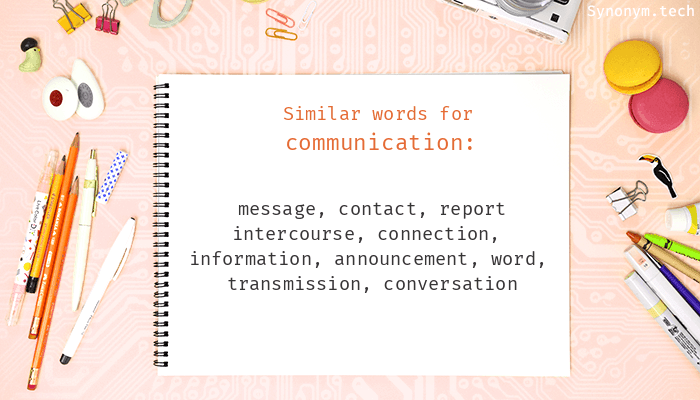 communication another word