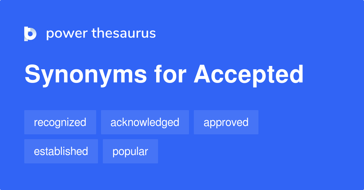 accepted thesaurus