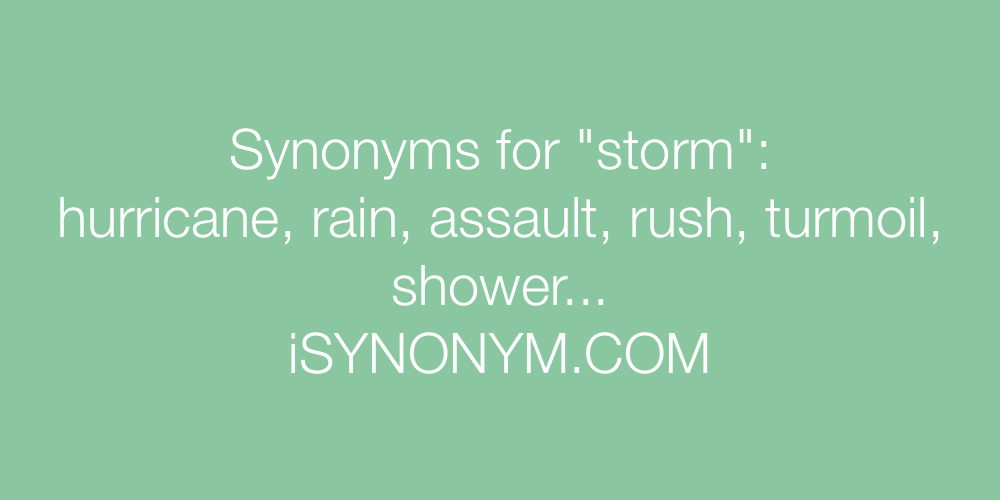 storm synonyms