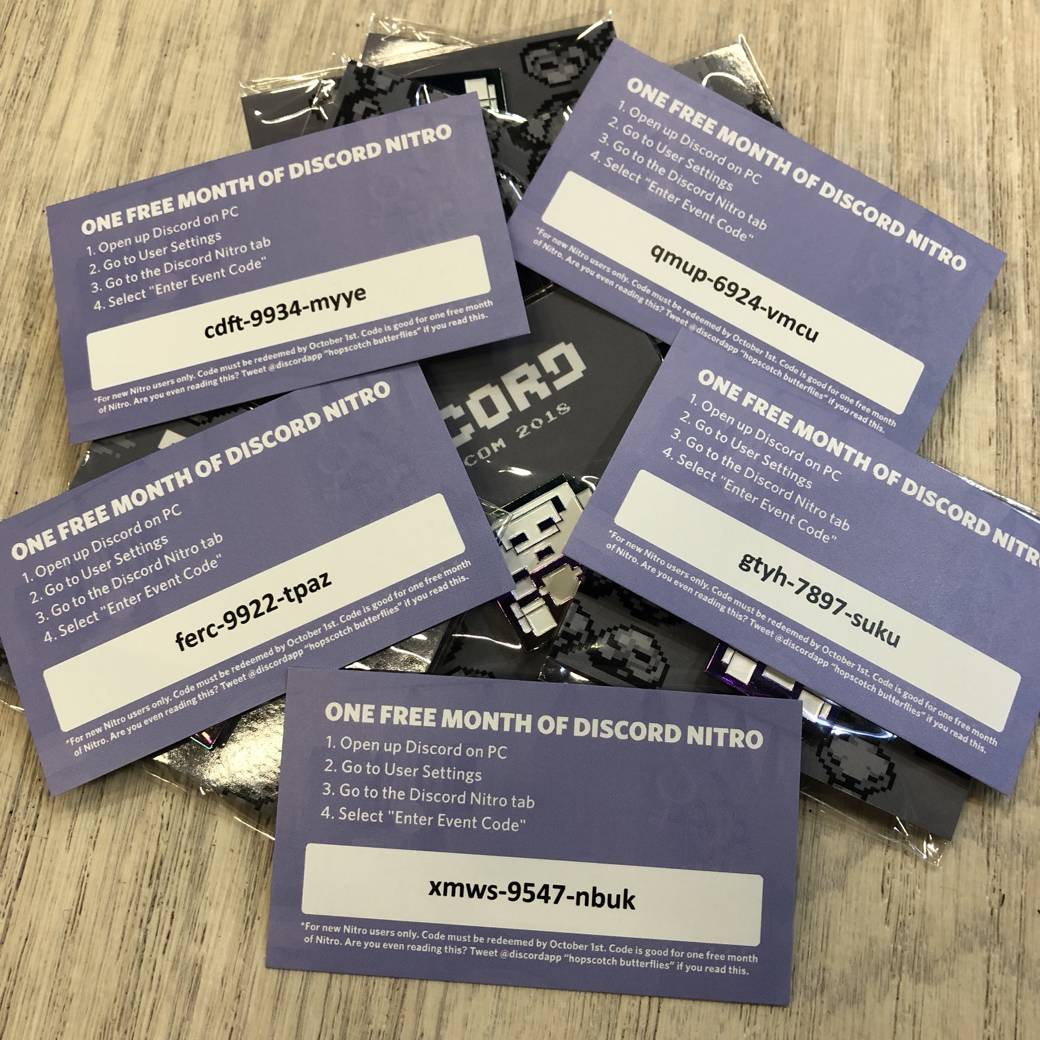 free nitro codes