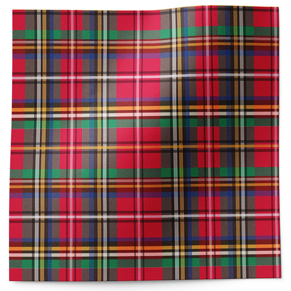 plaid tissue paper