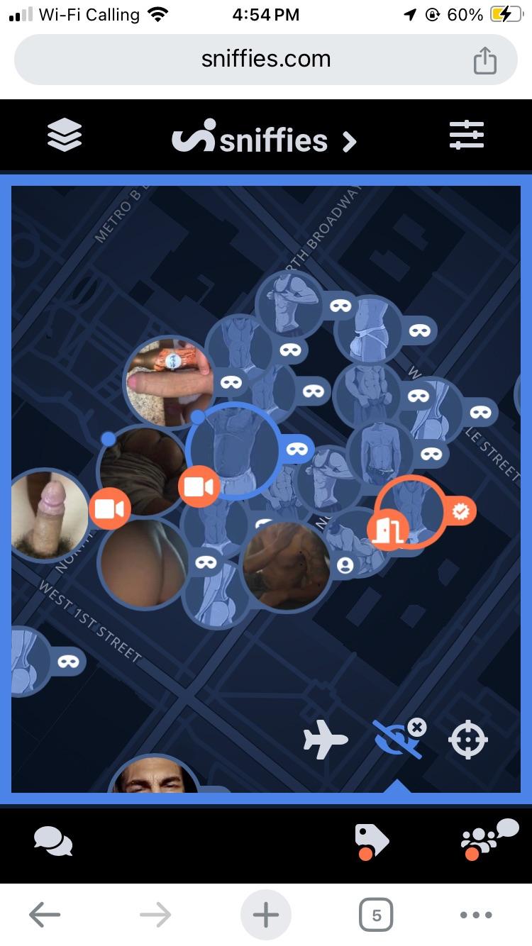 sniffies hookup map