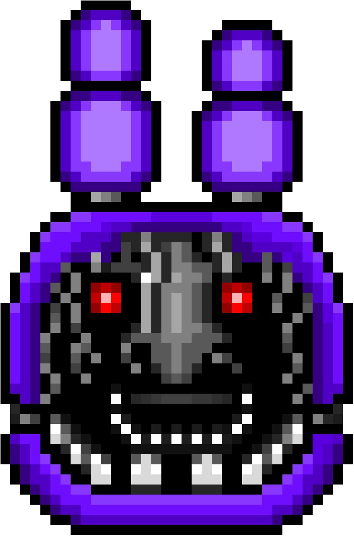 withered bonnie pixel art