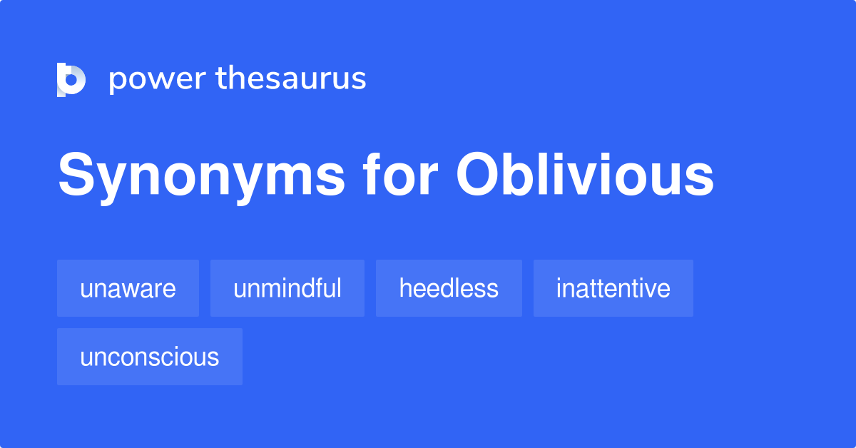 oblivious thesaurus