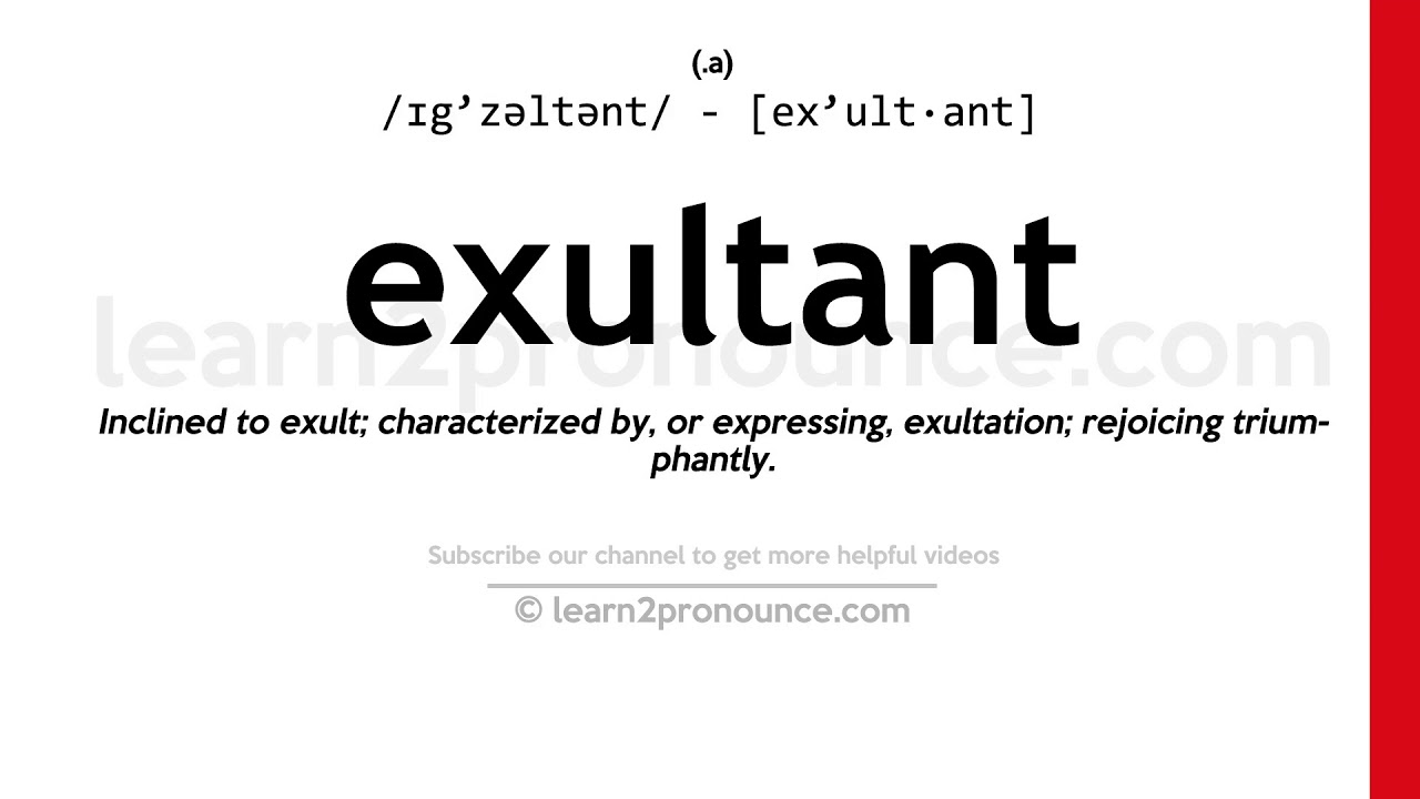exultation definition