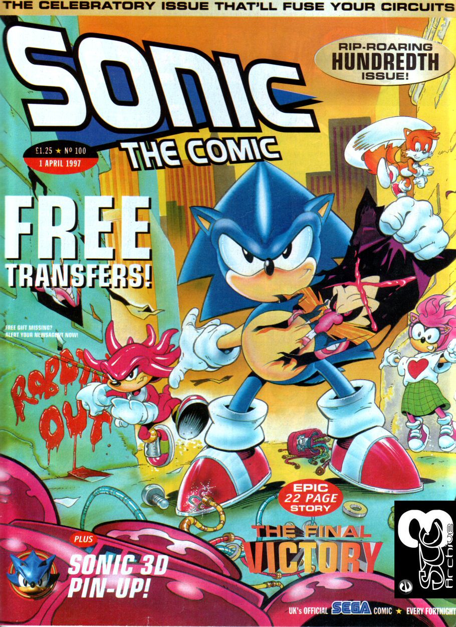 sonic the comic fleetway