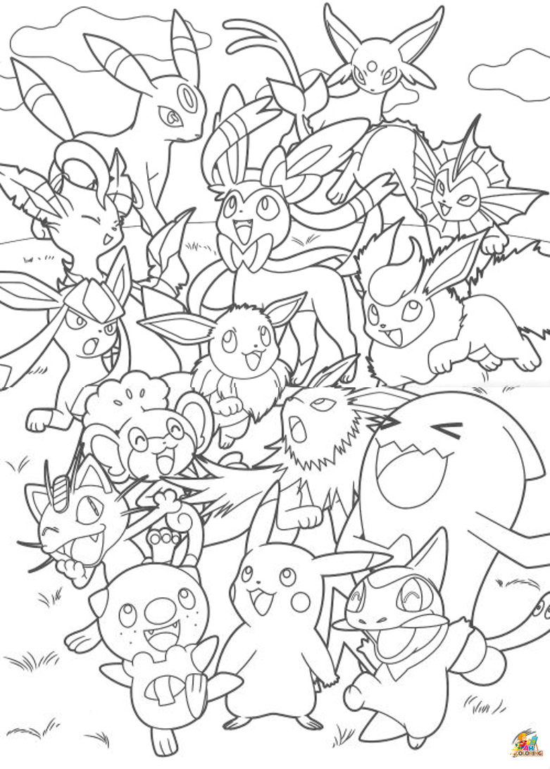 pokemon colouring page