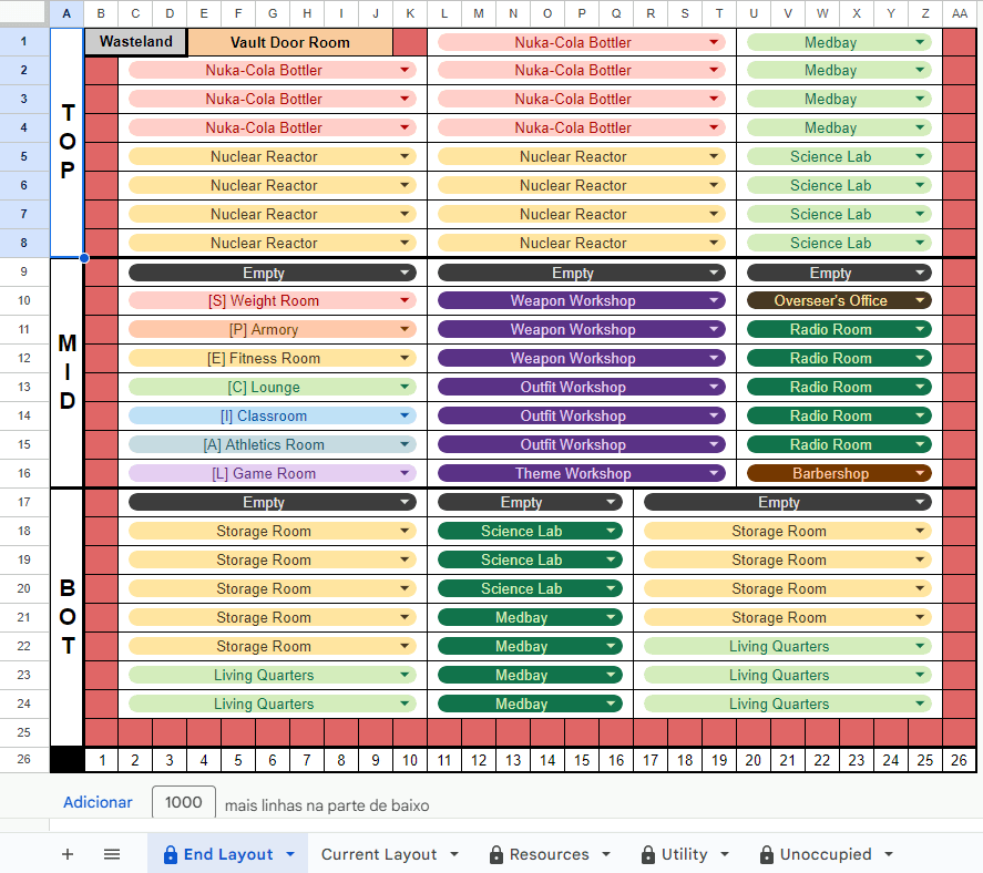 fallout shelter layout