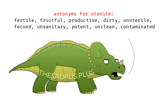thesaurus sterile