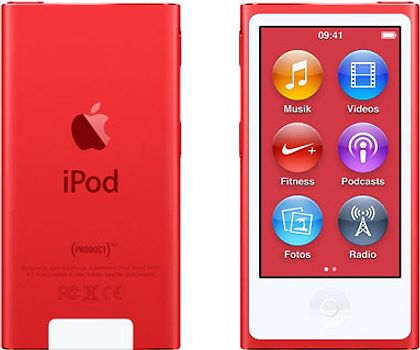 ipod nano red product