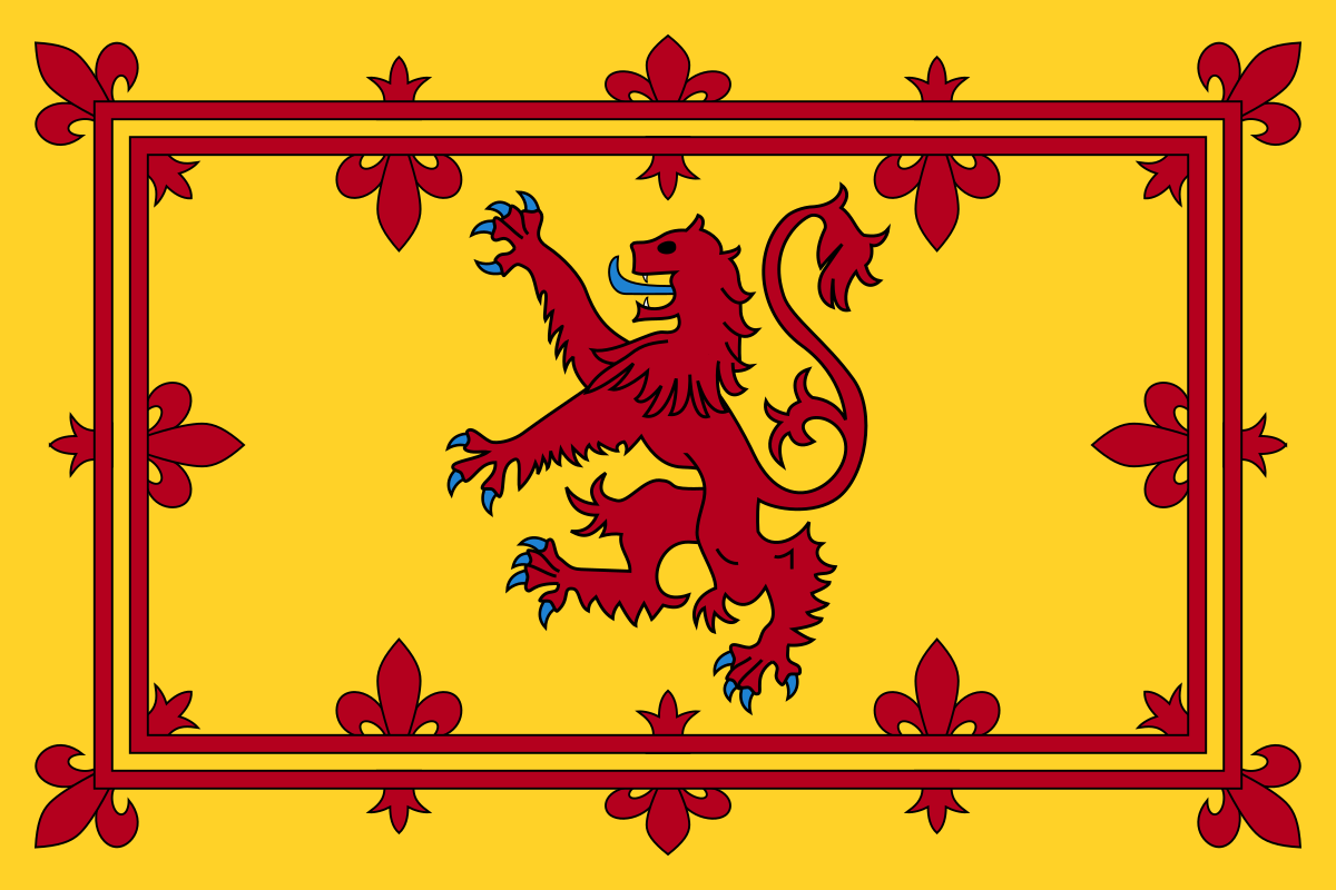 yellow red lion flag