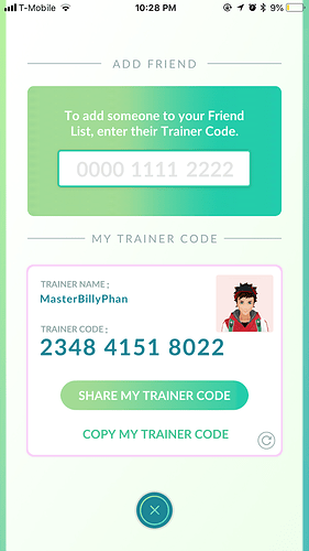 pokemon go friend codes hawaii