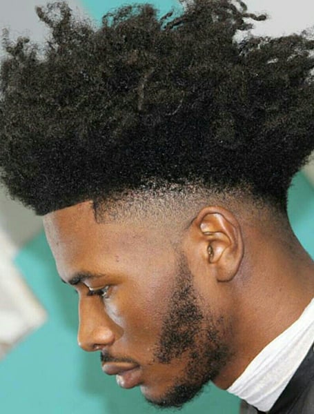 low fade haircut black