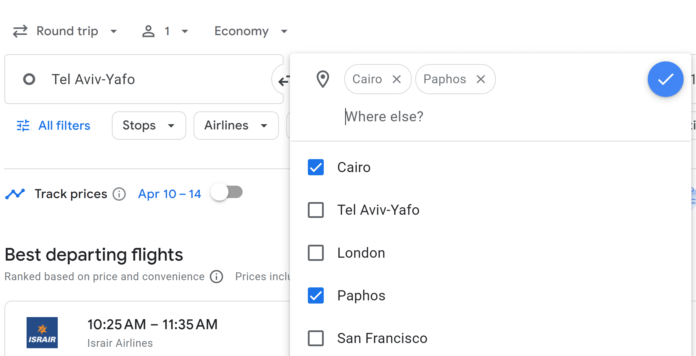 multi city google flights