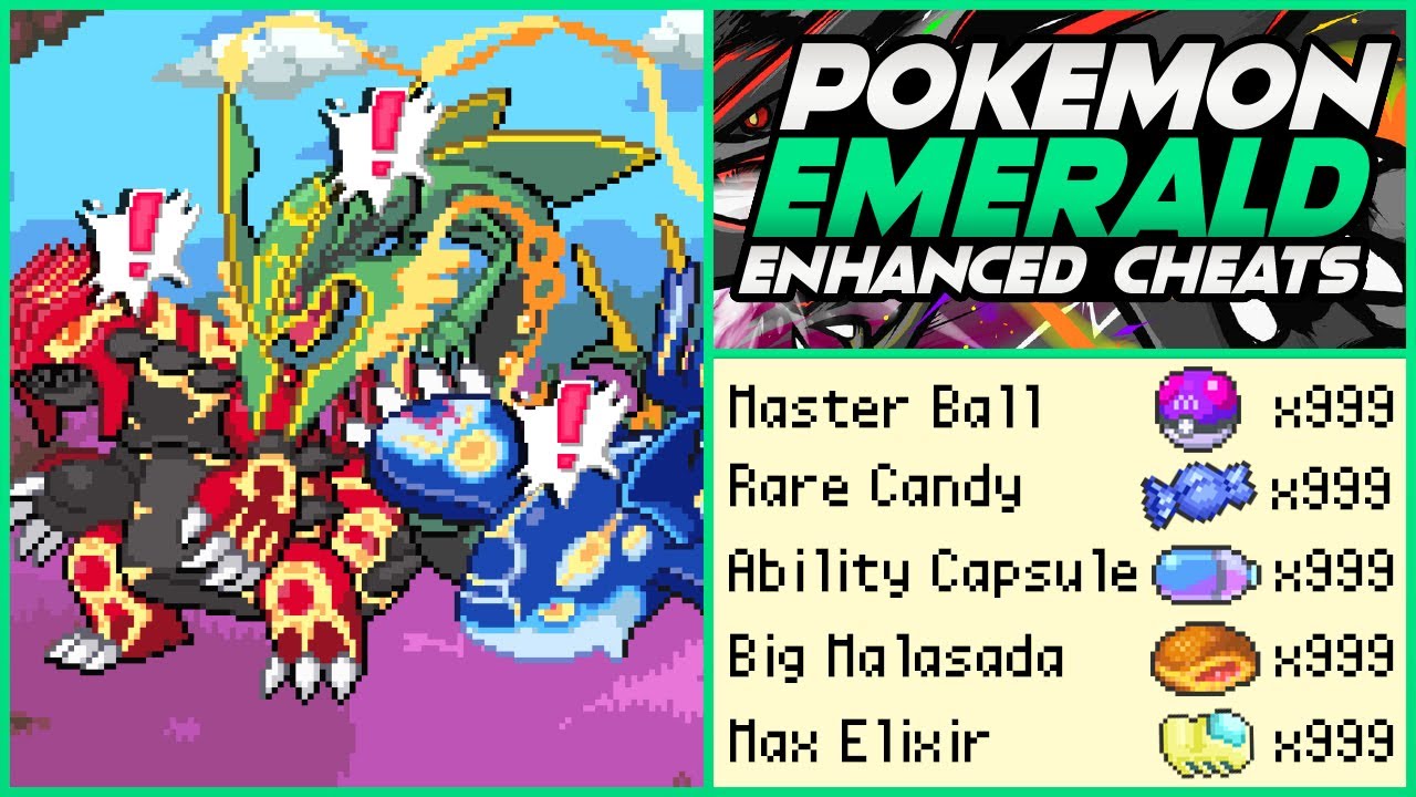 pokemon emerald rom cheats