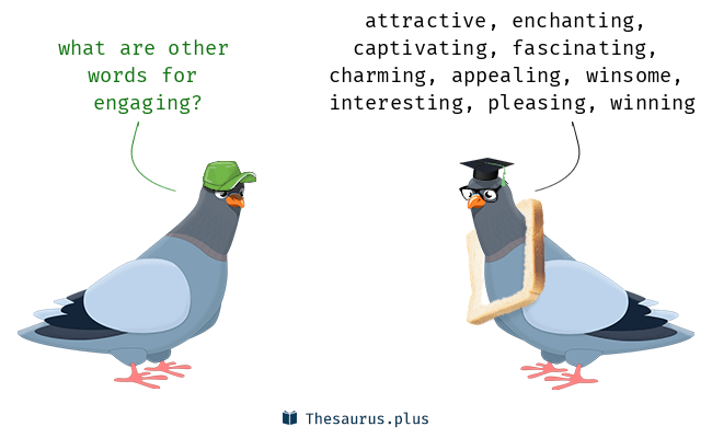 engaging in synonym