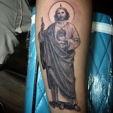 san judas tadeo para tatuar