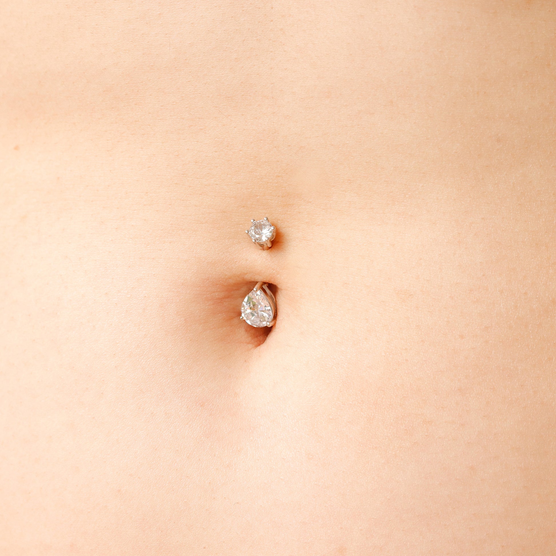 sterling silver navel ring