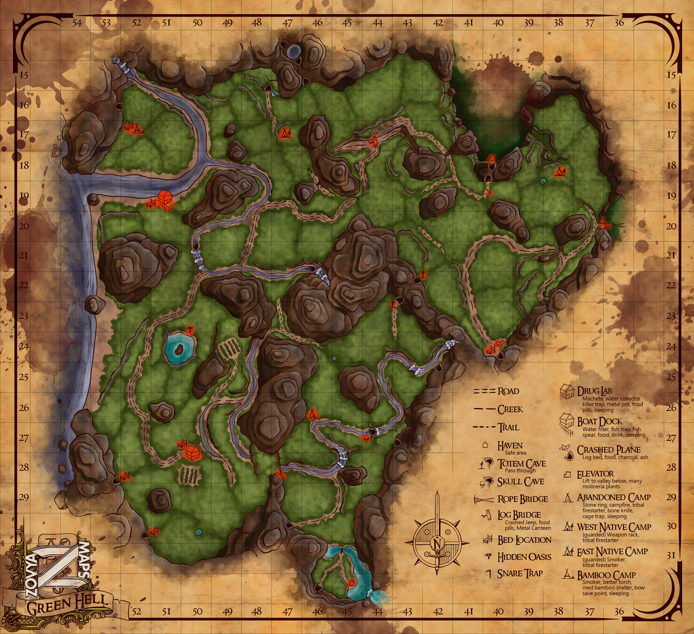 greenhell map